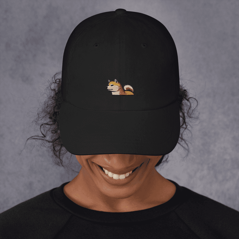 Prince & Co - Casquette dad hat brodée Shiba Inu